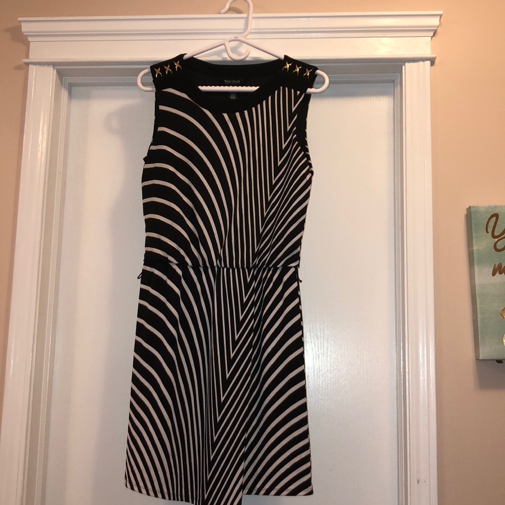 Faux wrap around dress